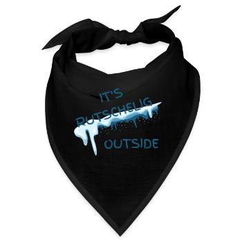 Winter - Rutschig / Glatt - Bandana - Schwarz - Vorne