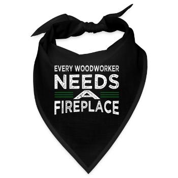 love cutter union carpenter carpenter plumber - Bandana - Schwarz - Vorne