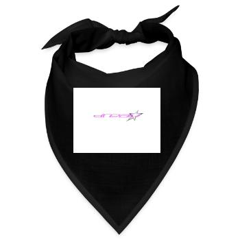 Y2K Streetwear Logo - Bandana - Schwarz - Vorne