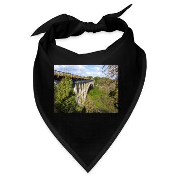 Victoriafälle-Brücke in der Nähe der Victoriafälle - Bandana - Schwarz - Vorne