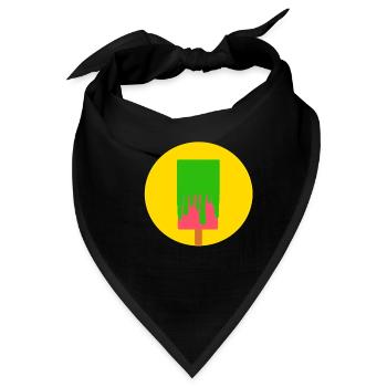 Eis am Stiel Popsicle - Bandana - Schwarz - Vorne