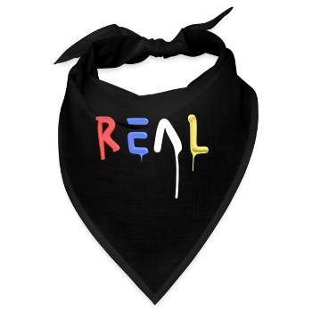 Real - Bandana - Schwarz - Vorne