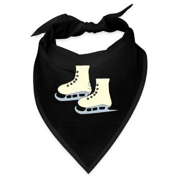 schlittschuhe gelb - Bandana - Schwarz - Vorne
