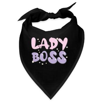 Lady Chef INTERNATIONALER FRAUENTAG 8. März - Bandana - Schwarz - Vorne