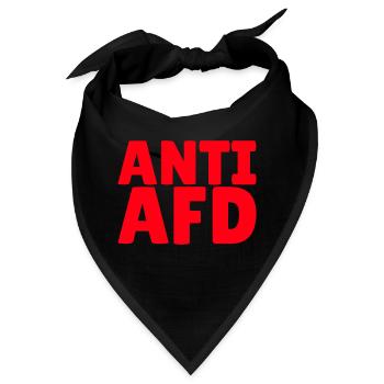 ANTI AFD - Bandana - Schwarz - Vorne