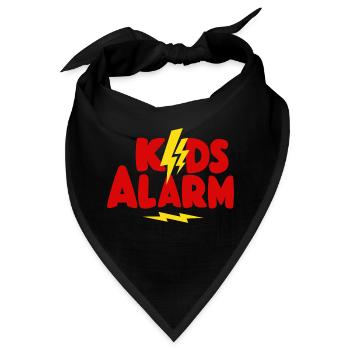 kids alarm - Bandana - Schwarz - Vorne