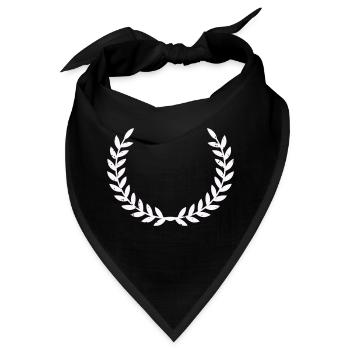 kranz - Bandana - Schwarz - Vorne