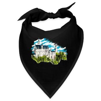 Schloss  - Bandana - Schwarz - Vorne