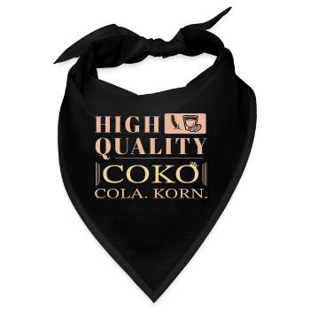 Born For Korn Spruch - Bandana - Schwarz - Vorne