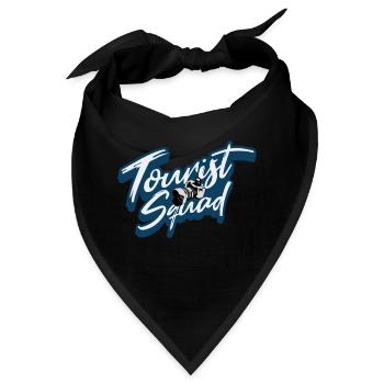 Tourist Squad Picture Photographer Vacation - Bandana - Schwarz - Vorne