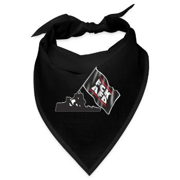 FCKAFD - Bandana - Schwarz - Vorne