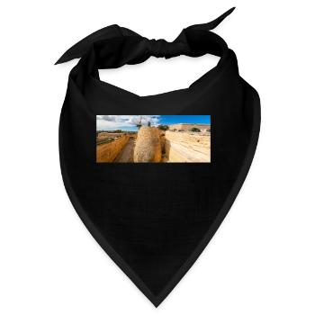 Valletta (il-Belt Valletta) massive Festung - Bandana - Schwarz - Vorne