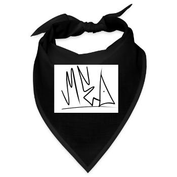 Graffiti - Bandana - Schwarz - Vorne