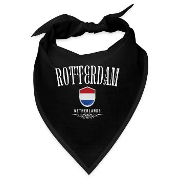 Amo Rotterdam, Rotterdam Niederlande - Bandana - Schwarz - Vorne
