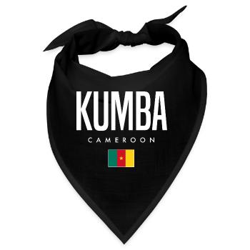 Kumba Kamerun Kameruner - Bandana - Schwarz - Vorne