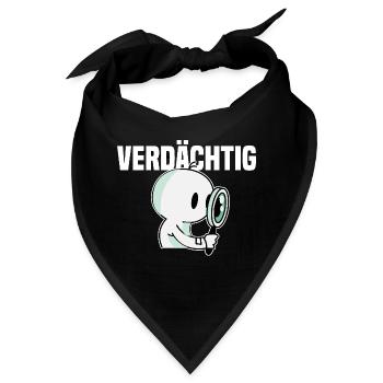 Detektiv - Bandana - Schwarz - Vorne