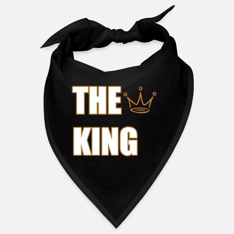 THE KING – Bold Royal Statement Design Bandana