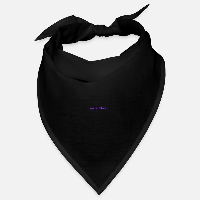 Floraison secrète - Bandana - noir