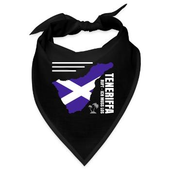 Teneriffa Auswandern - Bandana - Schwarz - Vorne