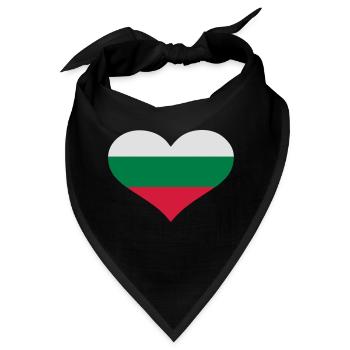 Bulgarien - Bandana - Schwarz - Vorne