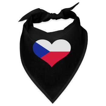 Tschechien - Bandana - Schwarz - Vorne