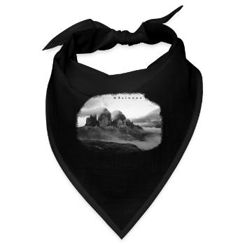 3Zinnen - Bandana - Schwarz - Vorne