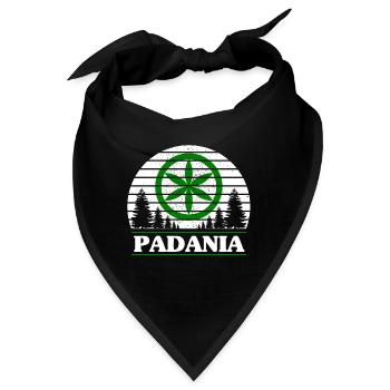 Padanien - Bandana - Schwarz - Vorne