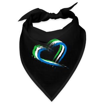 Sierra Leone - Bandana - Schwarz - Vorne