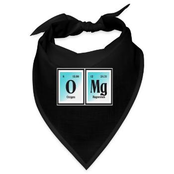 OMG | Periodensystem der Elemente - Bandana - Schwarz - Vorne