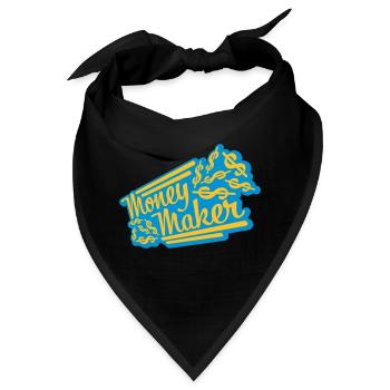 Money Maker Selfmade Dollar - Bandana - Schwarz - Vorne