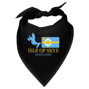 Insel Skye - Bandana - Schwarz - Vorne