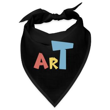 Art - Bandana - Schwarz - Vorne