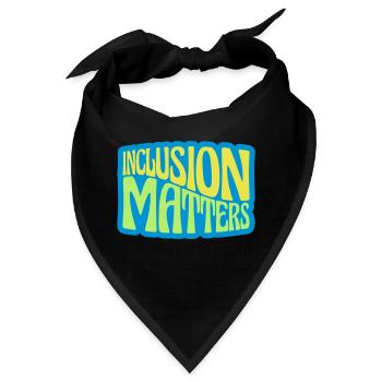 inclusion matters Logo Zitat - Bandana - Schwarz - Vorne