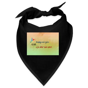 Arthin new year - Bandana - Schwarz - Vorne