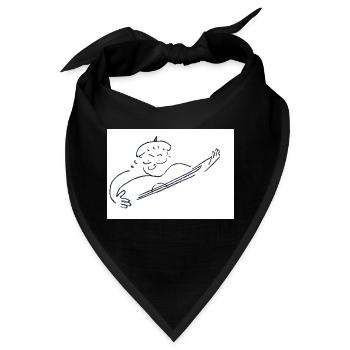 Guitar man - Bandana - Schwarz - Vorne
