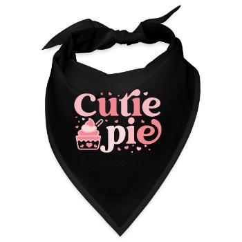 Cutie Pie - Bandana - Schwarz - Vorne