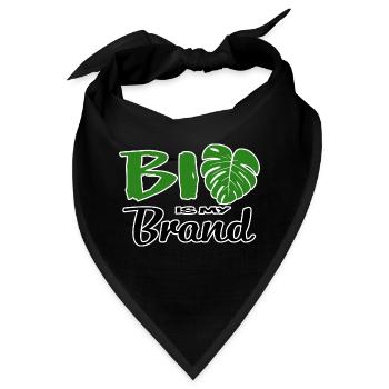 Bio is my Brand - Bandana - Schwarz - Vorne