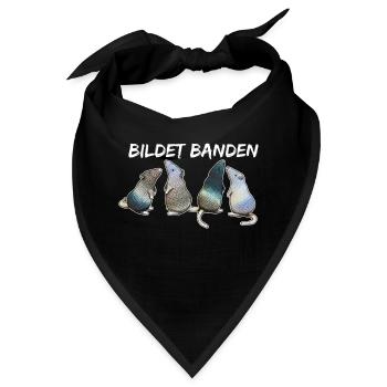 Ratten - Bildet Banden - Bandana - Schwarz - Vorne