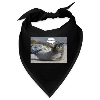 Robbe - Bandana - Schwarz - Vorne