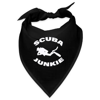 SCUBA JUNKIE - Bandana - Schwarz - Vorne
