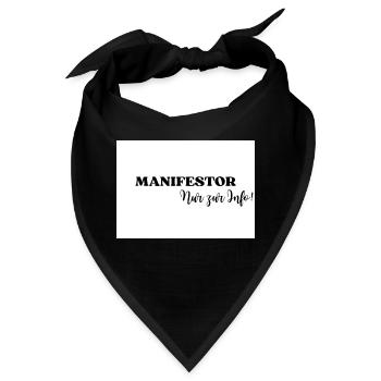 Human Design Energietyp Strategie Manifestor - Bandana - Schwarz - Vorne
