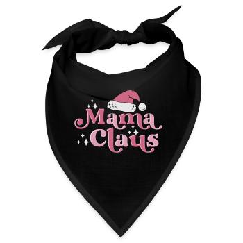 Mama Claus - Bandana - Schwarz - Vorne