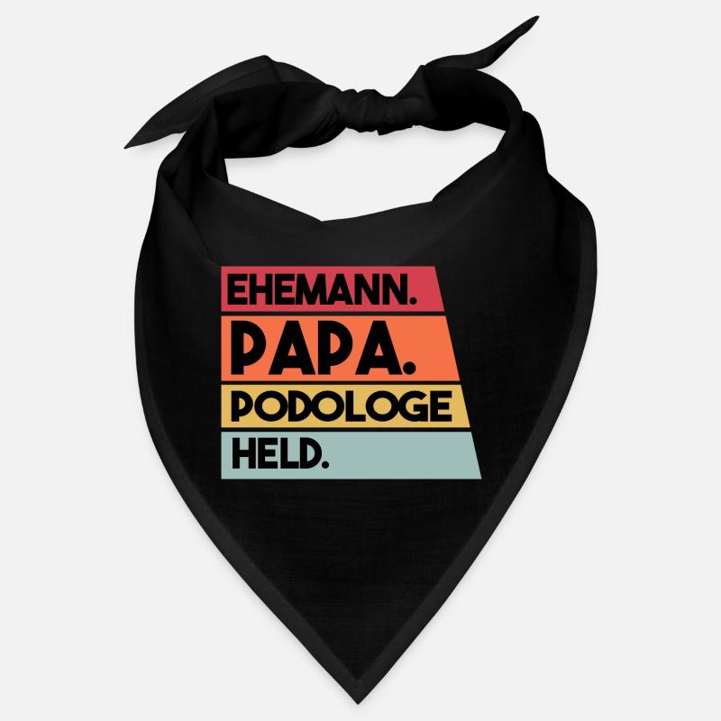 Ehemann Papa Podologe Held Bandana