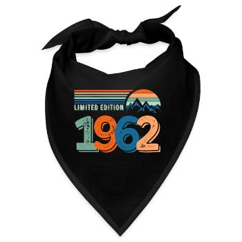Limitierte Auflage 1962 - Bandana - Schwarz - Vorne