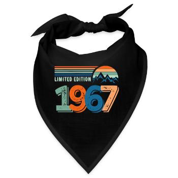 Limitierte Auflage 1967 - Bandana - Schwarz - Vorne
