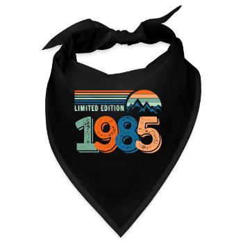Limitierte Auflage 1985 - Bandana - Schwarz - Vorne