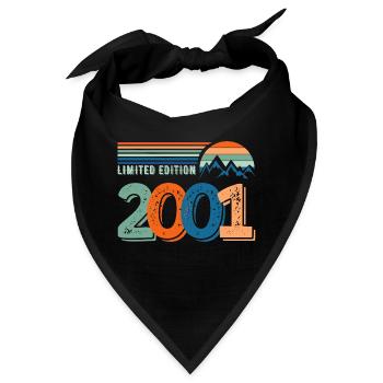 Limitierte Auflage 2001 - Bandana - Schwarz - Vorne