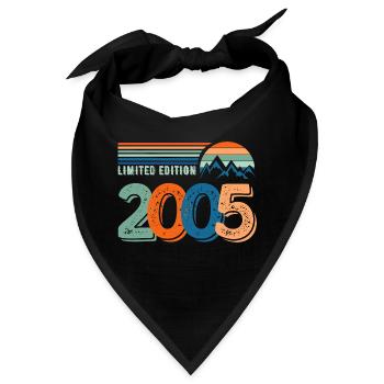 Limitierte Auflage 2005 - Bandana - Schwarz - Vorne