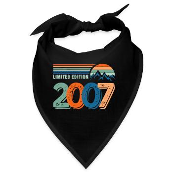 Limitierte Auflage 2007 - Bandana - Schwarz - Vorne