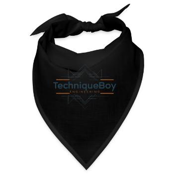 Technik - Bandana - Schwarz - Vorne